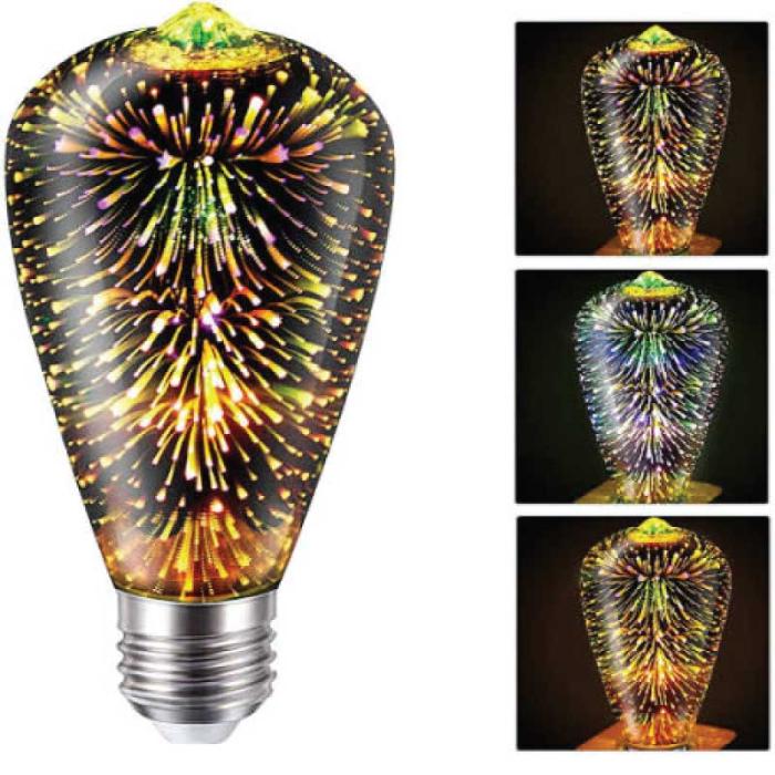 3D Firework Led Decorative Light Bulb - Image 2