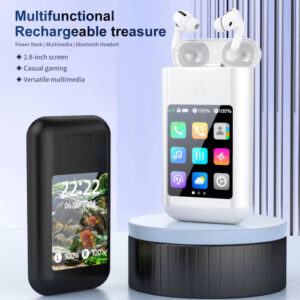 "3-in-1" function, Power Bank capability, and Touch Display.